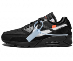 Men's Off-White x Nike Air Max 90 - Black with Sale Discount