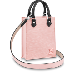 Louis Vuitton Petit Sac Plat Rose Ballerine Pink/Black/Greige - Women's Designer Bag Sale!