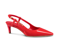 Women's Louis Vuitton Signature Slingback Pump Red - Shop Now and Save!