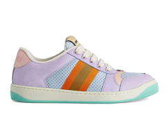 Shop now for Gucci Lovelight Screener sneakers - Lilac Purple/multicolour for women's, Get Sale!