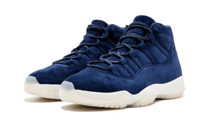 Stay Stylish with Men's Air Jordan 11 Derek Jeter NAVY/SUEDE From Our Online Shop
