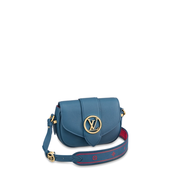 Buy the LV Pont 9 Soft PM Bleu general / Rouge for Women's