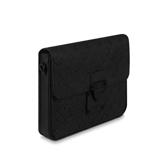 Look Sharp with the Louis Vuitton S Lock A4 Pouch - Get it Now!