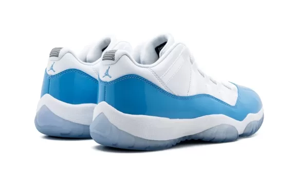 Shop Air Jordan 11 Retro Low - UNC White/University Blue Men's Shoes Now at Discounted Prices