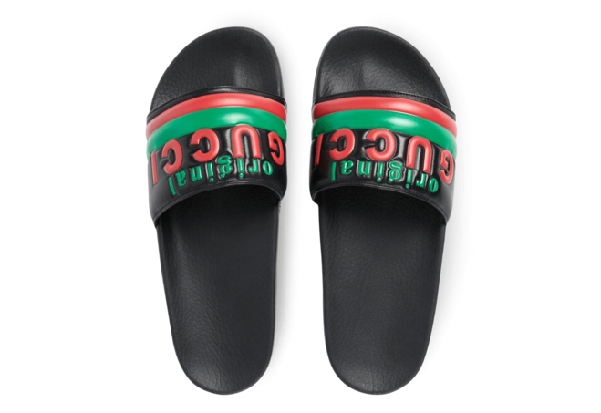 Shop Gucci Slide Sandal Black for Women's - On Sale Now!