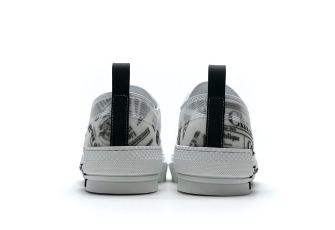 Fashion Designer Shoes - Daniel Arsham x Dior B23 Low Newsprint Black White