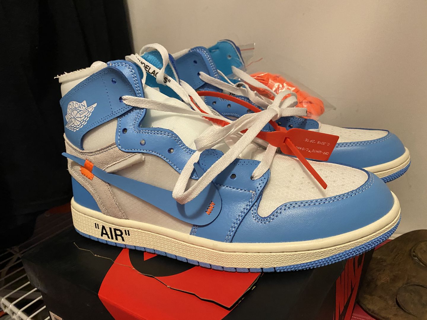 Off White Air Jordan 1 Blue - Shoes | snkrs.su