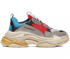 Shop Women's Balenciaga Triple S - Trainers Red/Blue on Sale!