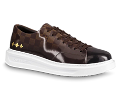 Shop Louis Vuitton Beverly Hills Dark Brown Sneaker for Men