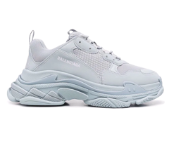 Shop Balenciaga Triple S Light Blue Sneakers for Men