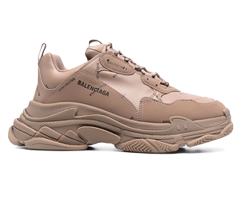 Shop Balenciaga Triple S - Dark-Beige Sneakers for Men's Sale