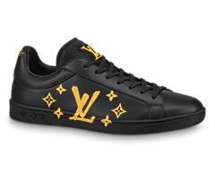 Men's Louis Vuitton Luxembourg Samothrace Sneaker - Black Calf Leather at Discounted Prices