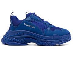 Men's Balenciaga Triple S - Royal Blue Sale Shop