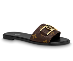 Shop Louis Vuitton Lock it Flat Mule - Women's Fashion Designer Online