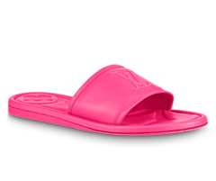 Shop Louis Vuitton Magnetic Flat Mule Fuchsia Pink for Women's Sale