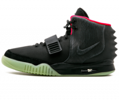 Shop Women's Nike Air Yeezy 2 NRG BLACK/BLACK-SOLAR RED Now