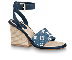 Shop Louis Vuitton Maia Wedge Sandal for Women