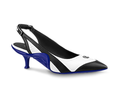 Buy Louis Vuitton Archlight Slingback Pump White/Blue for Women's Sale