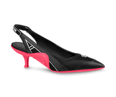 Buy Louis Vuitton Archlight Slingback Pump Black / Fuchsia Pink for Women