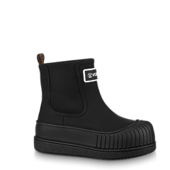 Buy Louis Vuitton Polar Flat Ankle Boot Black for Women