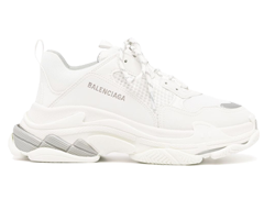 Shop Balenciaga Triple S White Panelled Design for Women Now!