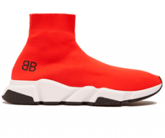 Buy Red Balenciaga Speed Runner Mid for Men's