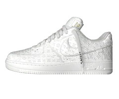 Men's Louis Vuitton X Air Force 1 Low Triple White - Get it Now on Sale!