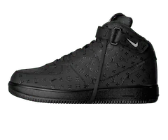 Shop the Louis Vuitton X Air Force 1 Mid Black Men's Sneaker at a Discount Now!