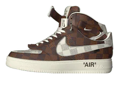 Men's Louis Vuitton X Air Force 1 Mid Sneakers - Buy Now and Get Discount!