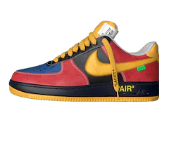 Men's Louis Vuitton and Nike Air Force 1 by Virgil Abloh Low Multicolour - Get Discount Now!