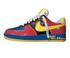 Shop the Louis Vuitton and Nike Air Force 1  Low by Virgil Abloh Multicolour for Men's at Discounted Prices!