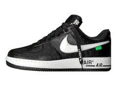 Men's Louis Vuitton and Nike Air Force 1 Low by Virgil Abloh Black - Buy Now and Get It!