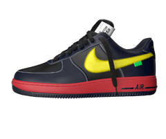 Buy the Louis Vuitton X Air Force 1 Low Dark Blue - Get the Latest Trendy Men's Shoes!