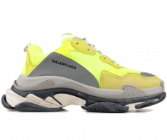 Women's Balenciaga TRIPLE S TRAINERS - Jaune Fluo at Discount Shop