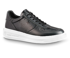 Shop the Louis Vuitton Beverly Hills Sneaker Gray for Men and Get a Discount!