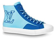 Buy the Louis Vuitton Tattoo Sneaker Boot Blue for Men's