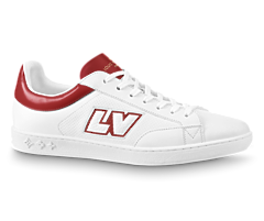 Shop the Louis Vuitton Luxembourg Sneaker Red for Men's