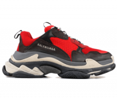 Sale Get Balenciaga Women's Triple S Trainers in Red & Black