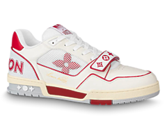 Men's Louis Vuitton Trainer Sneaker Red - Shop Now!