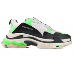 Shop Balenciaga Triple S TRAINERS - White/Black/Neon for Women with Discount!