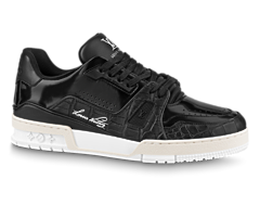 Buy Men's LV Trainer Sneaker Black - Shop Now!