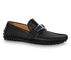 Shop Louis Vuitton Hockenheim Mocassin Black - Men's Fashion Designer Shoes