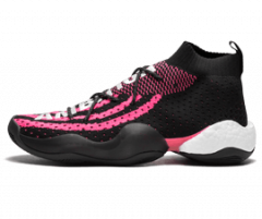 Men's Pharrell Williams Crazy BYW LVL 1 Black Pink - Sale Discount!