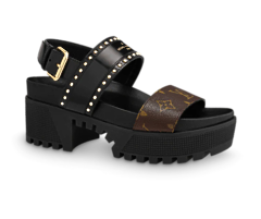 Get Women's Louis Vuitton Laureate Platform Sandal On Sale!