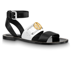 Buy Louis Vuitton Academy Flat Sandals for Women