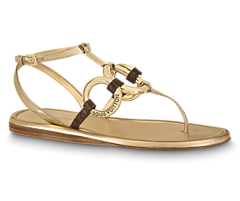 Women's Louis Vuitton Vedette Flat Sandal - Shop Now & Get Discount!