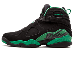 Air Jordan 8 Retro Sugar Ray BLACK/STEALTH-CLOVER - Women's Stylish Shoes for Sale at Shop