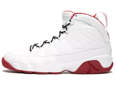 Air Jordan 9 Retro HISTORY OF FLIGHT WHITE/RED Shoes for Women's - Buy Now!