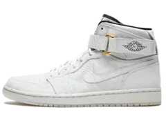 Shop Women's Air Jordan 1 High - Strap Just Don WHITE/BLACK