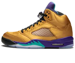 Men's Air Jordan 5 Retro F&F Fresh Prince of Bel-Air WHEAT/INFREARED-GRAPE ICE-BLAC - Get it on Sale Now!